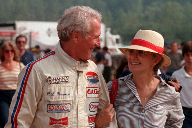 Paul Newman a jeho žena Joanne Woodwardová