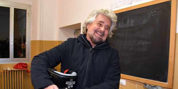 Líder hnutia Päť hviezd, Beppe Grillo
