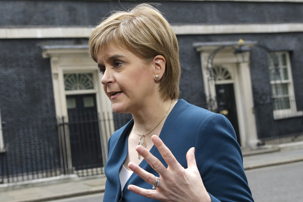 Škótska líderka Nicola Sturgeonová 