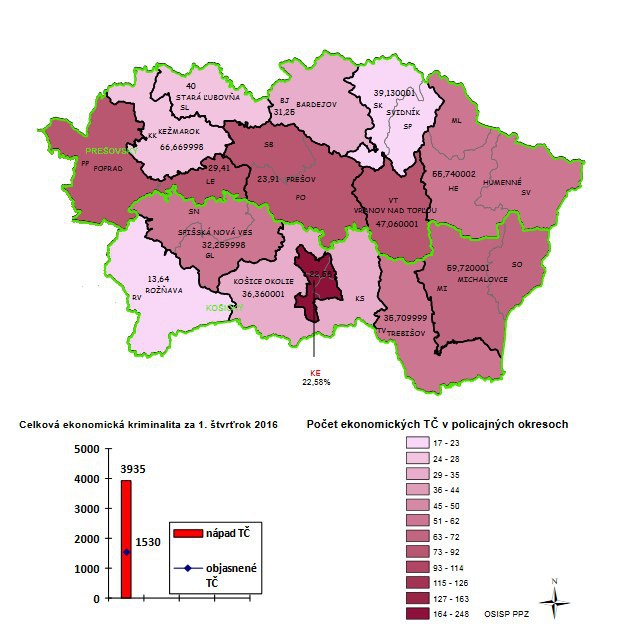 Mapa ekonomických trestných činov: Pozrite sa, čo sa deje vo vašom priamom susedstve Mapa ekonomických trestných činov: Pozrite sa, čo sa deje vo vašom priamom susedstve