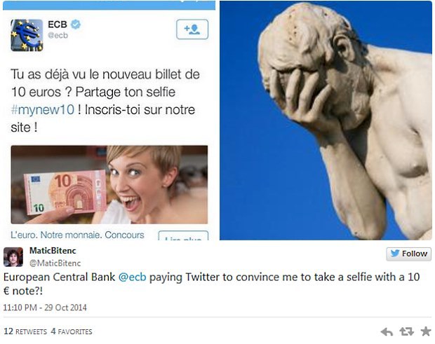 Zvrhlo sa to: Antikampa� selfie s��a�e ECB bola r�chla a brut�lna