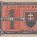Jedin� zachovan� exempl�r slovenskej jednokorunovej bankovky ide do dra�by