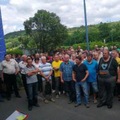 Pred stroj�r�ami bol protest proti prep���aniu,firma m� u� len montova�