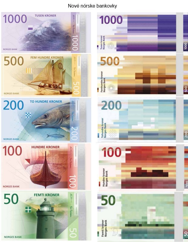 Odv�ni N�ri: Aj takto m��u vyzera� bankovky    