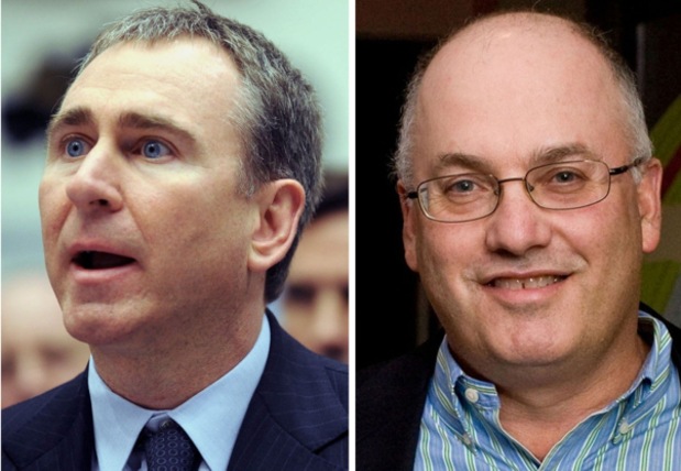 Kenneth Griffin (v�avo) a Steven Cohen