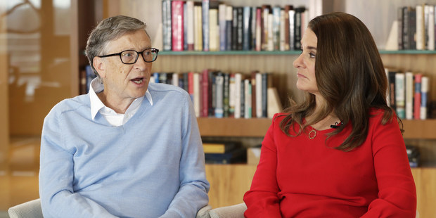 Bill Gates a jeho manželka Melinda