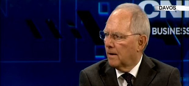 Spomienka na Davos: Sch�uble spochybnil kompetentnos� Sorosa