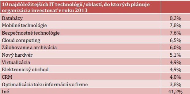 Slovensk� firmy chc� tento rok investova� do IT viac