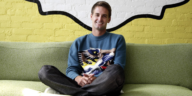 CEO Snapchatu Evan Spiegel 