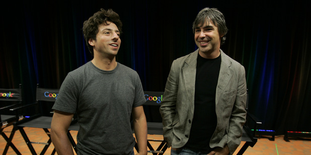 Sergey Brin (vľavo) a Larry Page 