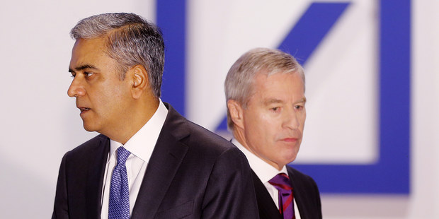 Z�ava Anshu Jain a Juergen Fitschen