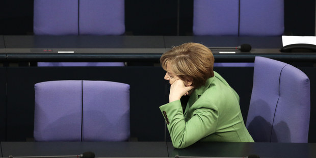 Ostrej�� t�n Merkelovej: E� nikdy nen�tila Ukrajinu k vo�be medzi Bruselom a Moskvou