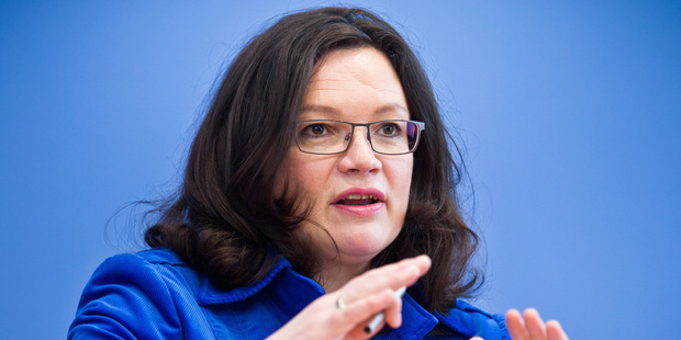 Ministerka pr�ce Andrea Nahles