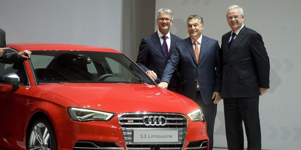 Automobilka Audi za�ala v�robu v novom ma�arskom z�vode