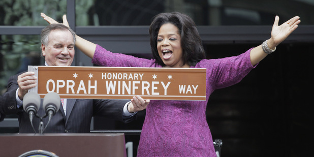 Oprah Gail Winfreyov�, americk� moder�torka, here�ka a vydavate�ka �asopisu