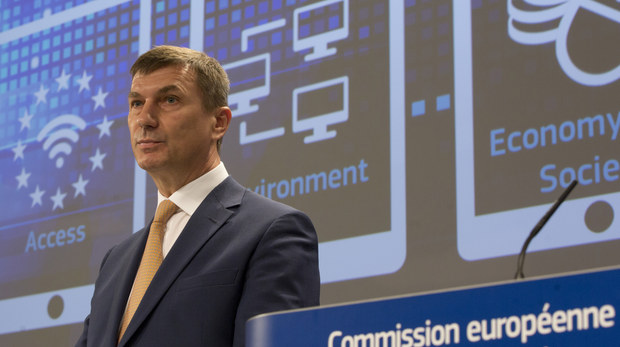 Eurokomis�r pre Jednotn� digit�lny trh Andrus Ansip 