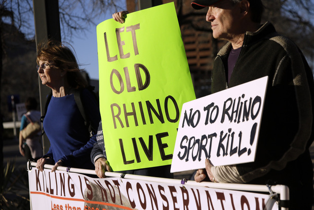 Africk� po�ova�ka: Za usmrtenie nosoro�ca zaplatil 350 tis�c dol�rov