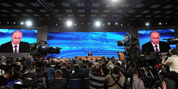 V centre z�ujmu v�ro�n� prejav Vladimira Putina: Rusk� ekonomika sa zotav� maxim�lne do dvoch rokov