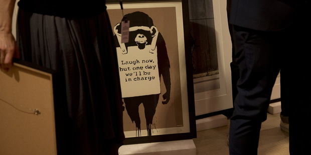 Banksyho dra�ili v Lond�ne, dve kresby sa vy�plhali na 1800 n�sobok ceny