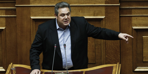 Gr�cky minister obrany Panos Kammenos